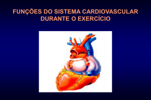 funções do sistema cardiovascular durante o exercício