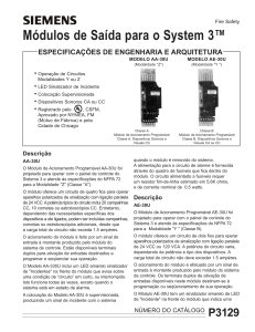 Módulos de Saída para o System 3