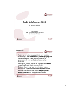 Radial Basis Function (RBFs) Introdução