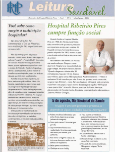 Julho / Agosto 2006 - Hospital Ribeirão Pires