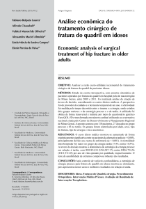 Análise econômica do tratamento cirúrgico de fratura do quadril em