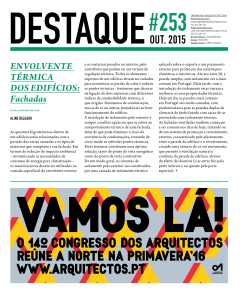 Destaque #253 - Jornal Arquitectos