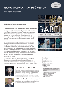 "Babel", de Zygmunt Bauman