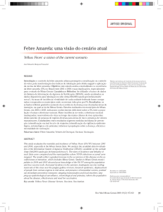 Febre Amarela: uma visão do cenário atual