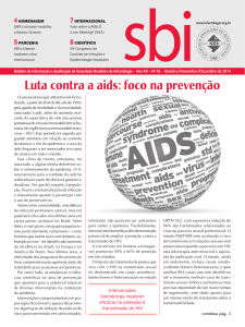 Luta contra a aids: foco na prevenção