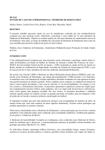 ID:1142 ESTUDO DE CASO MULTIPROFISSIONAL: SÍNDROME DE