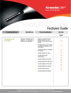 Features Guide - Aranda Software