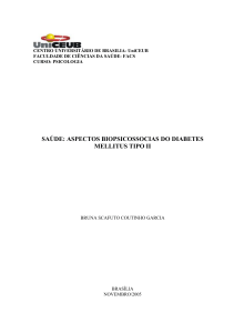 saúde: aspectos biopsicossocias do diabetes mellitus tipo ii