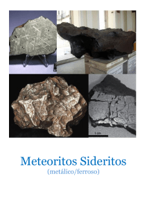 Meteoritos Sideritos