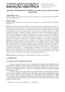 ic2009-0031 - estudo citogenético da população de leporinus