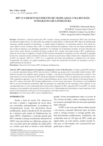 hpv e o desenvolvimento de neoplasias: uma