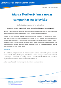 Marca Dorflex® lança novas campanhas na televisão