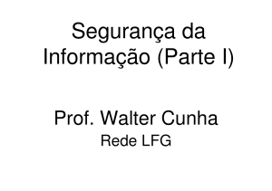 SegInf1 - WC - Walter Cunha