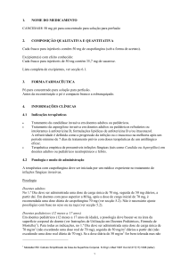 1. NOME DO MEDICAMENTO CANCIDAS® 50 mg pó para