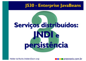 JNDI e Serviços Distribuídos