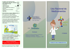 Panfleto do Dia Nacional do Uso Racional de Medicamentos 2