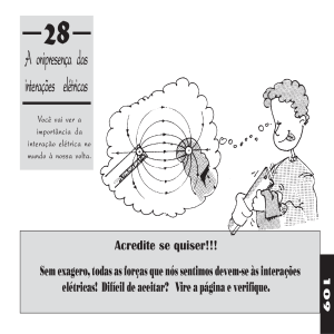 A onipresença das interações elétricas