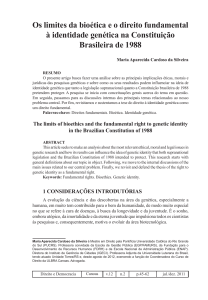 Os limites da bioética e o direito fundamental à identidade