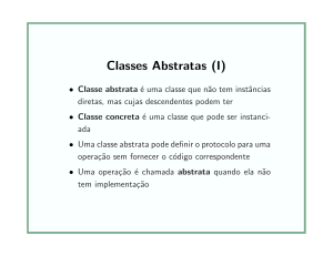 Classes Abstratas - IC