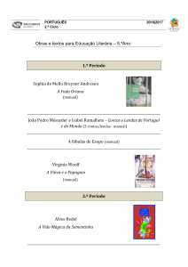 2º Ciclo_Textos e obras_Educação Literária_16-17