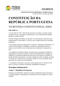constituição da república portuguesa