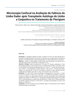 Microscopia Confocal na Avaliação de Falência do Limbo Dador