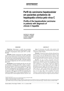 Perfil do carcinoma hepatocelular em pacientes portadores de