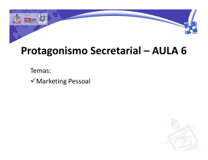 Protagonismo Secretarial – AULA 6