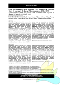 Perfil epidemiológico dos pacientes com suspeita de hepatites virais