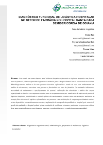 diagnóstico funcional de logística hospitalar no setor de farmácia no