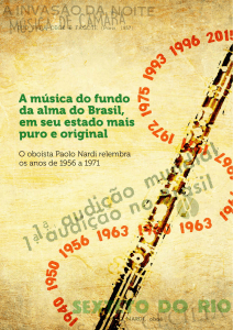 A música do fundo da alma do Brasil, em seu estado