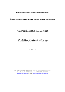 Catalogo de audiolivros digitais