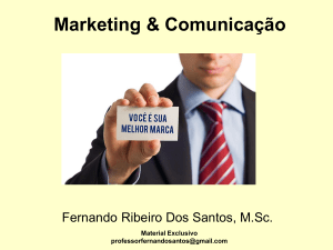 Marketing e Comunicação