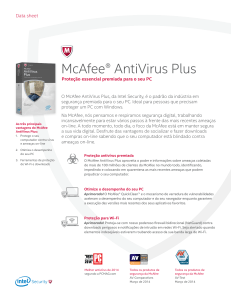 McAfee® AntiVirus Plus - Aldo Componentes Eletrônicos