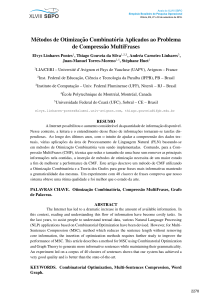 Métodos de Otimização Combinatória Aplicados ao