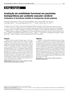 Avaliação da mobilidade funcional em pacientes hemiparéticos por