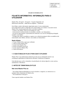 folheto informativo