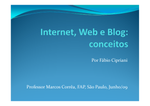 Internet, Web e Blog
