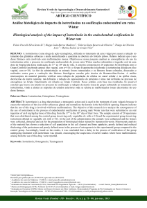 análise histológica do impacto da isotretinoína na ossificação