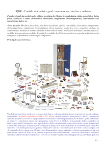 EQ800 - Unidade mestra física geral - com sensores