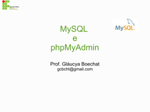 MySQL e phpMyAdmin