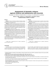 Assessment of domestic violence against children and adolescents