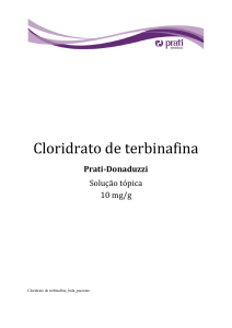 Cloridrato de terbinafina