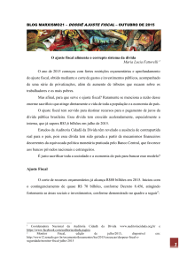 o ajuste fiscal alimenta o corrupto sistema da dívida