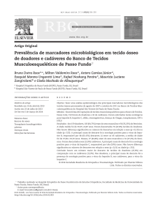 Prevalência de marcadores microbiológicos em tecido ósseo