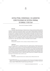 justiça penal consensual e as garantias constitucionais no sistema