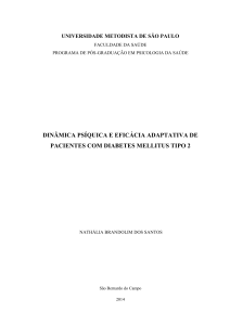 dinâmica psíquica e eficácia adaptativa de pacientes com diabetes