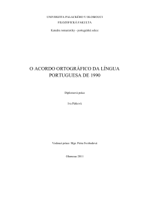 o acordo ortográfico da língua portuguesa de 1990