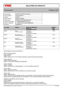 relatório do produto