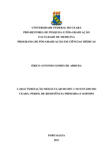 caracterização molecular do hiv